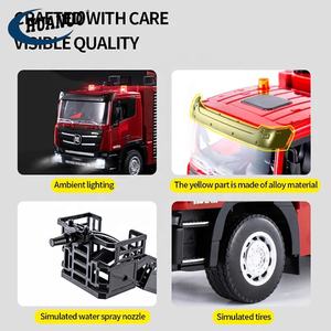 1/18 מסגסוגת rc חצי מסגסוגת rc ריסוס אש 2.4 גץ שליטה מרחוק סולם אש הנדסה צעצוע עם אורות הוביל - Product Image 4