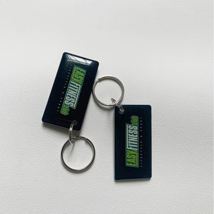 תג NFC אפוקסי לתכנות URL בתדר 13.56 מגהרץ, תג כרטיס RFID אפוקסי מודפס בהתאמה אישית עם טבעת מתכת לבקרת גישה - Product Image 2