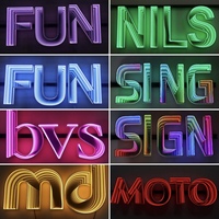 Boîte à lumière LED infinie multicolores attrayante avec miroir en verre et logo Abyss 3D, enseignes de miroir infinies personnalisées pour la décoration de bar nocturne