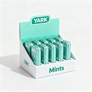 Boîtes d'affichage en carton ondulé personnalisées recyclées avec carte de tête pour l'image de marque, emballage de boîte en étain pour étagère de vente au détail - Product Image 1