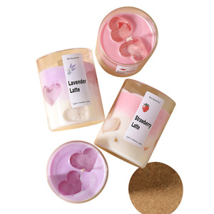 <span class=keywords><strong>Bougie</strong></span> parfumée artisanale écologique en <span class=keywords><strong>gel</strong></span>/cire, design créatif inspiré des desserts, effet glacé <span class=keywords><strong>pour</strong></span> Diwali, bars - Privé - Product Image 1