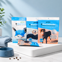 Sachet Doypack pour friandises pour animaux de compagnie, en Mylar brillant, anti-odeur, avec fermeture éclair, imprimé en héliogravure, qualité alimentaire, pour friandises pour chiens, conception personnalisée