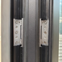 Porte pliante de serre en aluminium et polycarbonate, résistante aux UV, pour la ventilation des plantes agricoles, des pépinières et des fleurs