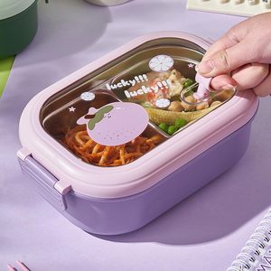 Wholesale Custom Rectangle Kids Lunch <b>Box</b> Set Bento BPA-Free Thermal Plastic with Bag and Water Bottle for School Food <b>Storage</b> - Product Image 3