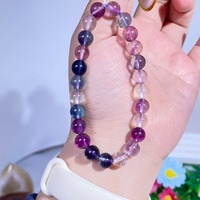 Bracelet en Gros Vente Chaude 8mm Matières Mixtes Artisanat Cristal Bijoux Femme pour Cadeau et Décoration