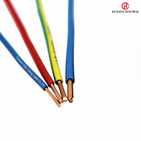 Fil électrique en cuivre massif BV 0,5 mm 1,0 mm 1,5 mm, 450 V 750 V, gaine PVC, câblage domestique, câble flexible en rouleau, IP40, service 24/7