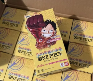 Caja Sellada Original de <span class=keywords><strong>One</strong></span> <span class=keywords><strong>Piece</strong></span> OPCG Edición Japonesa OP-07 Luffy 500 Años Después Colección del Futuro Caja de Regalo con Tarjetas - Product Image 3