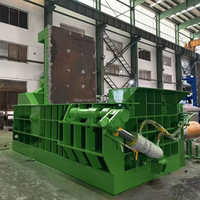 Presse à balles automatique pour le recyclage des métaux ferreux avec moteur et pompe pour la compression de l'aluminium et de l'acier inoxydable