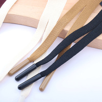 Sangle en polyester haute ténacité de 10 mm, cordon de serrage personnalisable avec embouts en plastique, aglets pour sacs, chaussures, textiles de maison