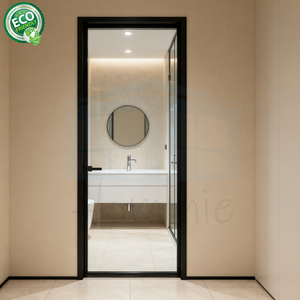 Puertas de cristal resistentes al fuego, puerta abatible impermeable para oficina en casa - Product Image 4