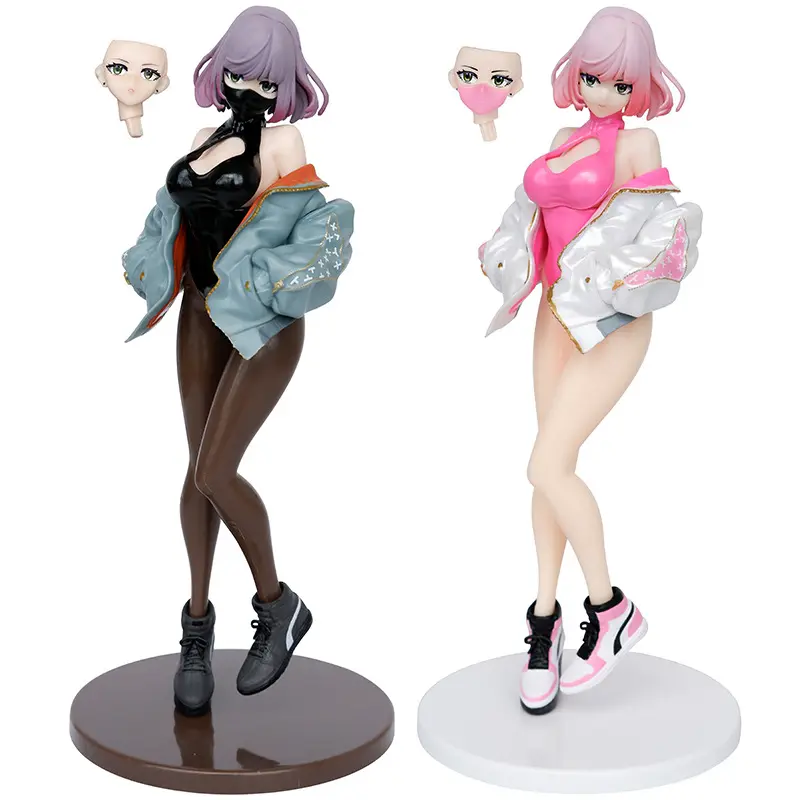 Japanische Anime-Figur im neuen Stil Astrum Design 23cm Turnschuhe Röcke und Masken KT Luna Action figuren für Modes piel schmuck