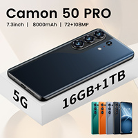 Camon 50 Pro 5G Android 15 Versión Global 16GB RAM Cámara de 108MP Pantalla HD de 7.3 Pulgadas CDMA/LTE Teléfono Inteligente Desbloqueado con Doble SIM