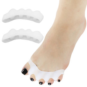 Écarteur d'orteils <span class=keywords><strong>en</strong></span> silicone à cinq trous personnalisable, protecteur d'oignons respirant avec <span class=keywords><strong>marteau</strong></span> anti-douleur rapide, séparateur d'orteils réglable - Product Image 5