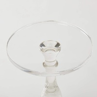 Table d'appoint en acrylique, table de chevet moderne, petite table transparente avec plateau solide pour salon, hôtel, appartement, style minimaliste