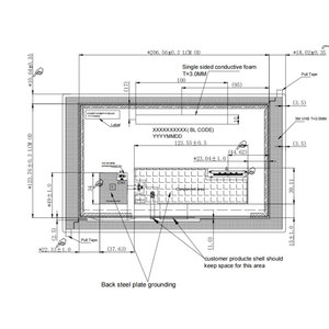 9 Inch 1280x720 High Brightness Display 800nits IPS LVDS TFT LCD Display With Capacitive Touch - Product Image 3