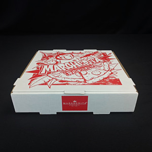 Sp3138 E sáo Pizza hộp-thân thiện với môi <span class=keywords><strong>c</strong></span>á<span class=keywords><strong>c</strong></span> tông sóng, kích thướ<span class=keywords><strong>c</strong></span> tùy chỉnh cho chúng tôi pizzerias - Product Image 6