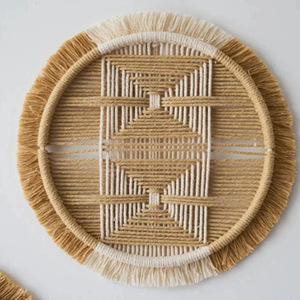 Arazzo <span class=keywords><strong>da</strong></span> <span class=keywords><strong>Parete</strong></span> Bohemien in Cotone Macramè Fatto a Mano, Decorazione di Lusso per la Casa, Ideale per Compleanni e Anniversari - Product Image 1