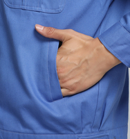 Veste de travail en coton solide à séchage rapide, veste de travail d'ingénierie résistante aux déchirures, veste uniforme de travail à manches longues avec logo personnalisé
