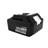 Batterie lithium-ion rechargeable directe d'usine avec indicateur vertical pour Makita 18V LXT BL1850 BL1860 BL1840