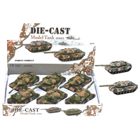 Collection en gros 1:24 modèle de char de camouflage militaire lumière son retirer jouet moulé sous pression jouet bataille de char