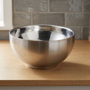 Bol en acier inoxydable de qualité supérieure, finition polie durable, bol de cuisine polyvalent pour servir, mélanger et usage quotidien à la maison - Product Image 3