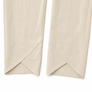 Pantalon <span class=keywords><strong>en</strong></span> coton et <span class=keywords><strong>lin</strong></span> pour <span class=keywords><strong>femme</strong></span>, été 2026, coupe ample, jambe large, décontracté, avec cordon de serrage et taille élastique, OEM ODM, vente <span class=keywords><strong>en</strong></span> gros - Product Image 5
