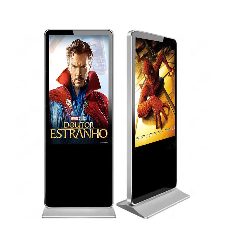 IRTECH 32 43 50 55 65 verticais polegadas touch quiosque interior android PC win10 LCD telas de exibição de publicidade digital signage totem