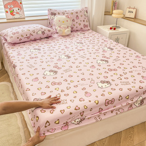 Trẻ Em Của Phong Cách 3Pcs Bộ Đồ Giường Thiết Lập Mềm Mại Da Bền Thân Thiện Với Vỏ Gối Dễ Thương Phim Hoạt Hình In 100% Cotton Được Trang Bị Tấm Cho Nhà - Product Image 4