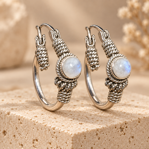 Boucles d'oreilles créoles perlées pour femmes, design minimaliste, bijoux de mode uniques pour le quotidien - Product Image 4