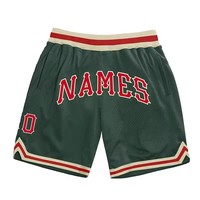 TF Custom Vintage Streetwear Shorts Men Tackle Printing Retro Womens Plain Design Double Mesh Basketball Shorts