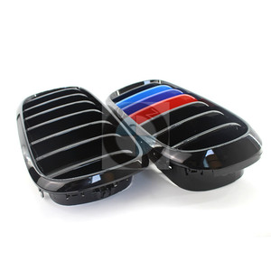 Parrilla Delantera Estilo M en Negro Brillante para BMW X5 X6 F15 F16, Mejora de Parachoques, Pieza de Plástico ABS A F15 LK LM - Product Image 3