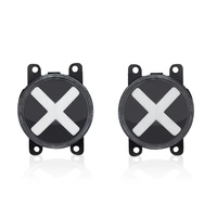 Feux antibrouillard avant à LED de style X pour Honda Civic Hatchback 2016-2020