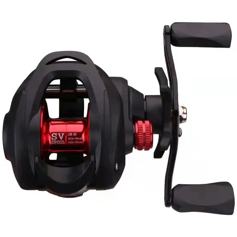 Byloo new big game hi speed smooth deep sea casting pesca a traina mulinello da pesca a traina colata di acqua salata con colore rosa blu rosso