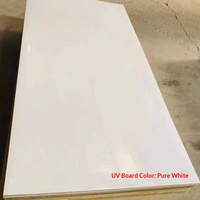 Panneaux muraux en plastique de pierre avec revêtement UV, ignifuges, imperméables, à grain continu, blanc jazz, lambris résistant au feu