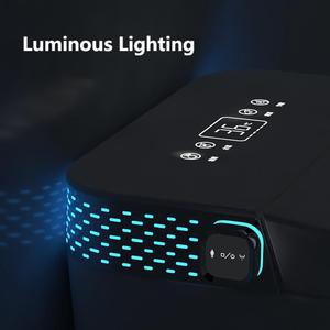 Sáng tạo cảm biến chuyển động vòi phun kép rửa ánh sáng ban đêm nhà vệ sinh thông minh với ghế nóng - Product Image 6