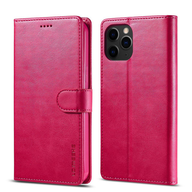 LCIMEEKE Leather Wallet Phone Case for iPhone SE 6 7 8 XS XR XS Max 11 12 13 14 15 16 17 Pro Max Card Slot Cash Bag Flip Cover