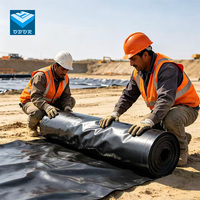 Géomembrane HDPE de qualité ingénierie OBOR 2,0 mm, imperméable, écologique, pour revêtement extérieur destiné aux projets de construction professionnels