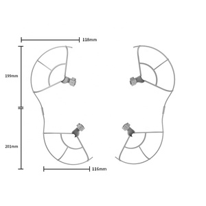 Startrc ตัวป้องกันใบพัดสำหรับ DJI MINI <span class=keywords><strong>4</strong></span> <span class=keywords><strong>Pro</strong></span> ชิ้นส่วนอะไหล่ที่ถอดออกได้อุปกรณ์ประกอบฉากเพื่อความปลอดภัยฝาครอบอุปกรณ์เสริมสำหรับโดรน - Product Image 6