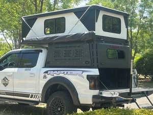 Carpa Ligera Plegable con Techo Rígido Impermeable para Camionetas, para 2 Personas, para Acampar al Aire Libre - Product Image 3