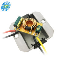Coque en aluminium moyen intensifier le convertisseur de suralimentation 12v dc à 24v dc 3A 72W pour camion de voiture