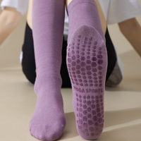 Chaussettes de sport personnalisées pour femmes en Spandex/Polyester/Coton, antidérapantes, pour Pilates, Yoga, Danse, séchage rapide, respirantes, de qualité