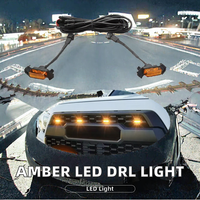 Feux de calandre LED 12V TCYATO, feux de jour ambre / feux de signalisation décoratifs pour camionnettes et fourgonnettes, feux tout-terrain