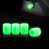 Bouchons de valve universels lumineux pour pneus de voiture, capuchons anti-poussière pour tiges de roue