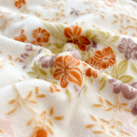 Parure de lit en velours de lait style coréen hiver, 230 GSM, motif floral gaufré, épaisse et chaude, housse de couette en peluche, drap de lit moelleux