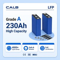 Cellule de batterie LiFePO4 CALB 230Ah 3.2V Grade A 0.20mOhm à IR ultra-faible 4000cls pour véhicules électriques haute puissance, faible production de chaleur