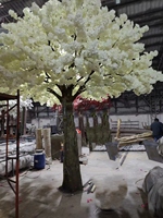 Décoration de mariage avec arbre à fleurs de cerisier, centre de table en forme d'arbre à fleurs de cerisier