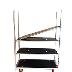 Ergonomic vận chuyển thực vật xe đẩy, cấu hình thấp tải thép mạ kẽm giỏ hàng cho hiệu quả công việc - Product Image 4