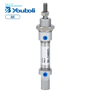 YBL CD85 Single Rod Mini Stainless Steel Pneumatic Cylinder Air Compressor With Single Acting Spring Return