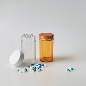 Tùy Chỉnh Pet 150cc Rõ Ràng Cam Rỗng 60 Bổ Sung Vitamin Viên Nang Thuốc Chai Nhựa Container Bao Bì - Product Image 4