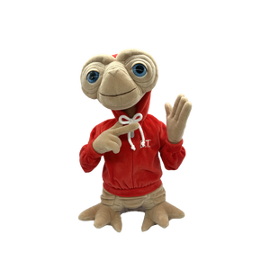 Muñeco Alien Personalizado, Figura de Acción de Peluche con Forma de <span class=keywords><strong>ET</strong></span>, Diseño de Sudadera con Capucha Roja, Producto Periférico de Cine y Televisión Personalizado - Product Image 6